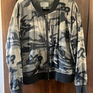 Marrakech Camo Bomber Jacket (Evereve)- Size L